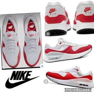 Nike Air Max systm red& white